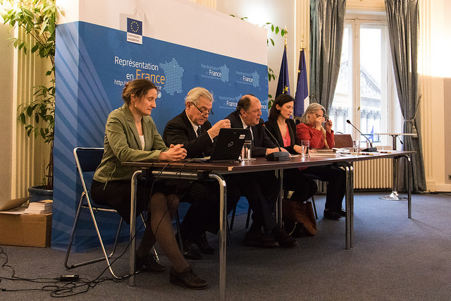 Photo de la présentation de l'ouvrage