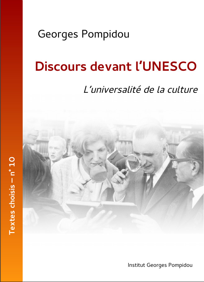 discours devant l'UNESCO - l'université de la culture couverture