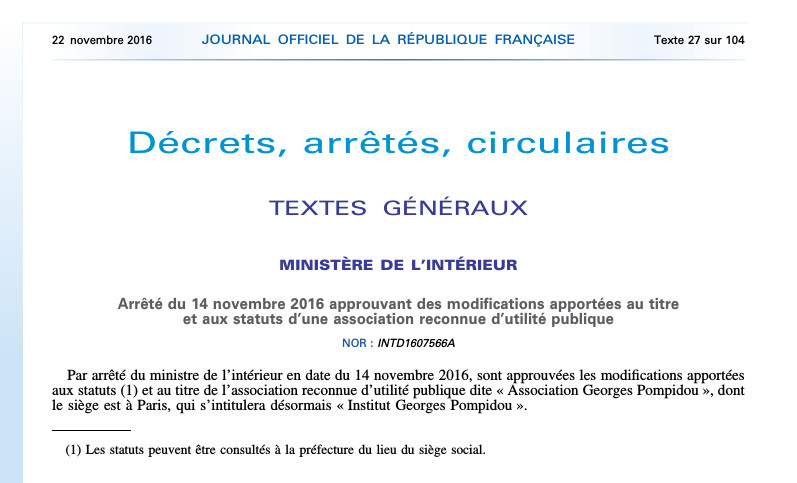 décrets, arrêtés, circulaires, textes généraux