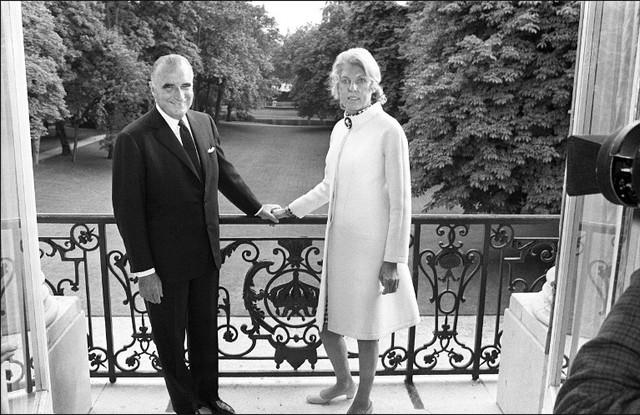 Georges et Claude Pompidou à l'Élysée (1969)