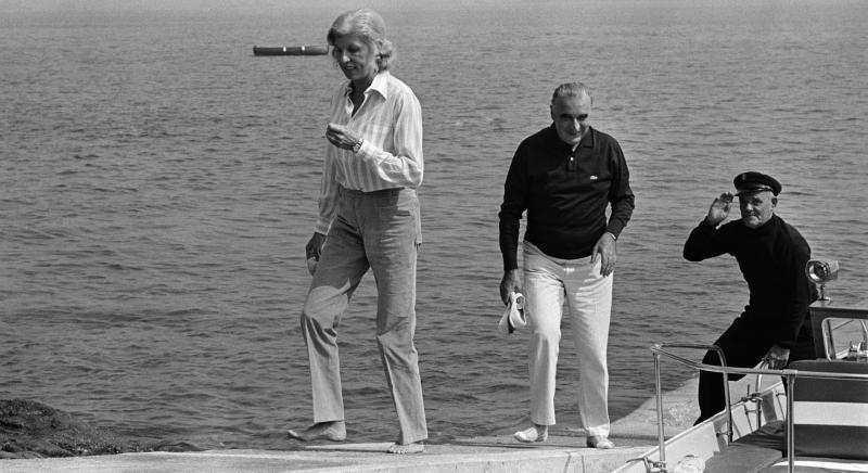 Claude et Georges Pompidou à Brégançon (1969)