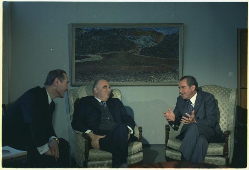 Georges Pompidou et Richard Nixon (1973)
