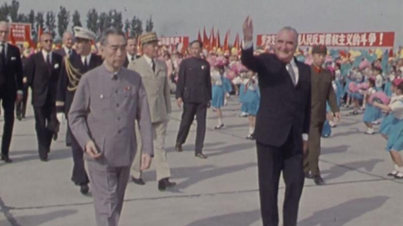 Georges Pompidou en voyage en Chine