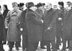 Georges Pompidou et Leonid Brejnev à Zaslavl, janvier 1973
