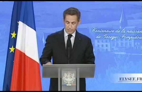 Discours de Nicolas Sarkozy
